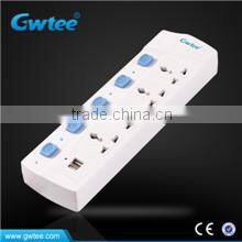 3 pin electric power cable socket outlet