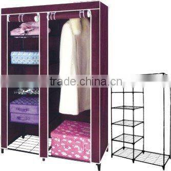 Five layer frame use of clothes can be folded fabric wardrobe