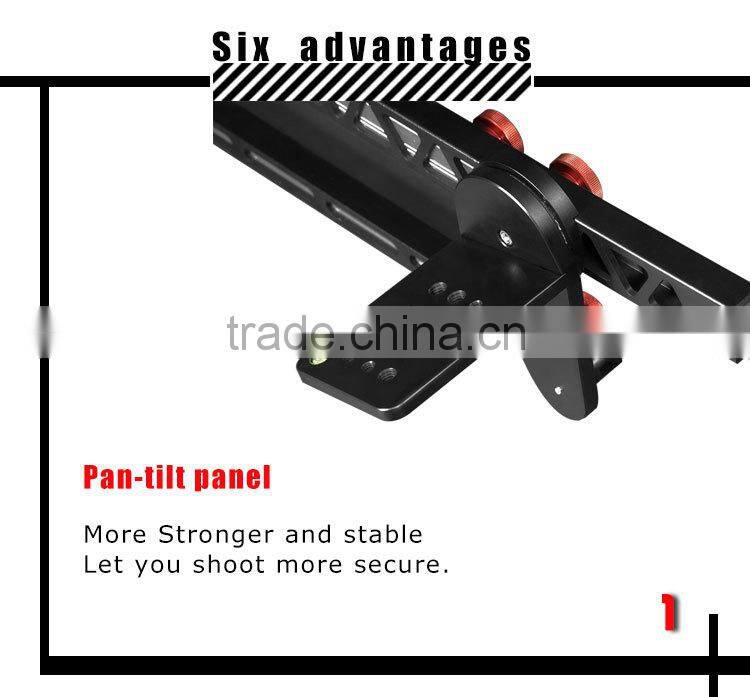 Foldable DSLR camera rig accessories shooting rocker arm adjustable video camera jib