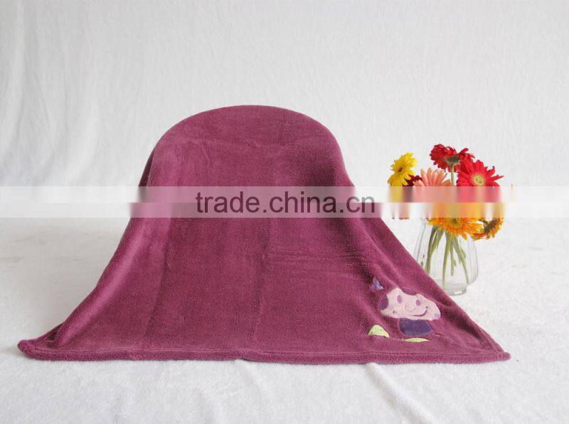 Velvet Throw Fleece Plush Luxury red girl BLANKET For All Sizes Coral Fleece Baby Blanket