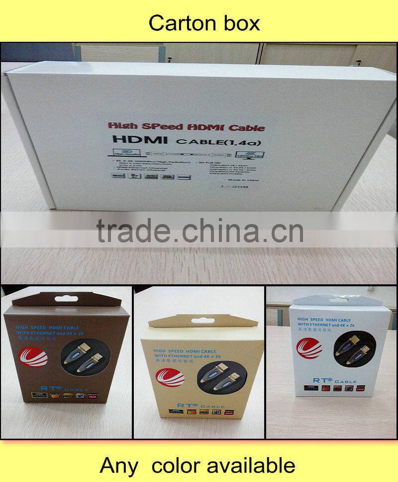 High speed HDMI Cable Support 4k*2K with Ethernet from China factory