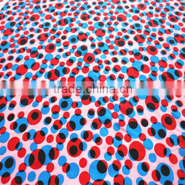 printed polyester spandex fabric for swimwear, underwear, lingerie, dancewear