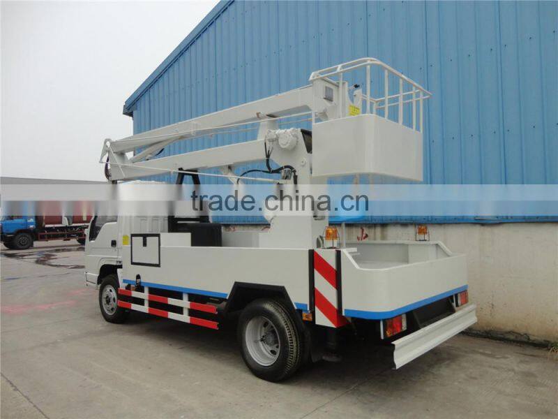 Forland 12 14 16 meters aerial platform truck, truck mounted aerial work platform, aerial bucket truck