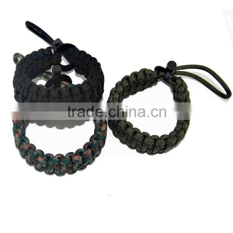 Survival Paracord Bracelet Flint Ferrocerium Rod