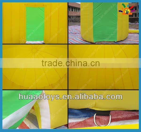 Hot sale lemonade show display inflatable booth