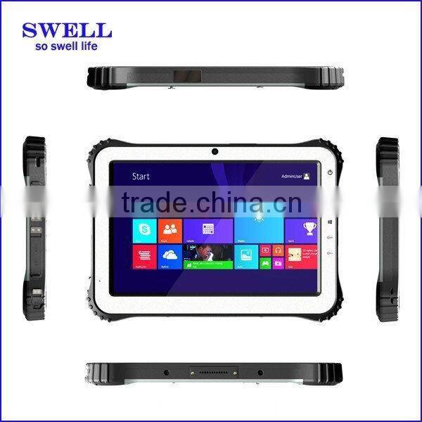 10inch IPS 3G rugged tablet NFC/Fingerprint/Docking/Scanner winds Android two OS tablet pc