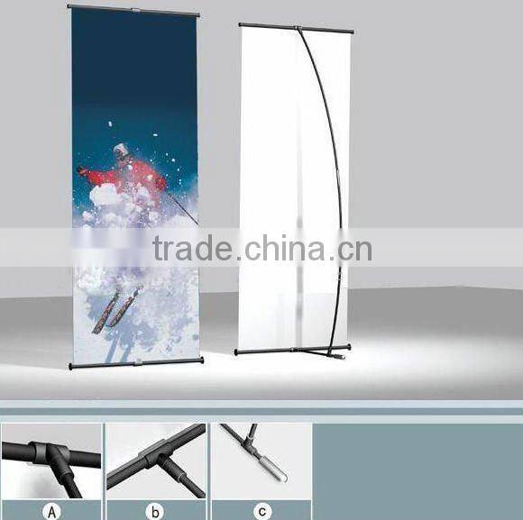 Factory custom ABS/aluminium vinyl xbanner stand