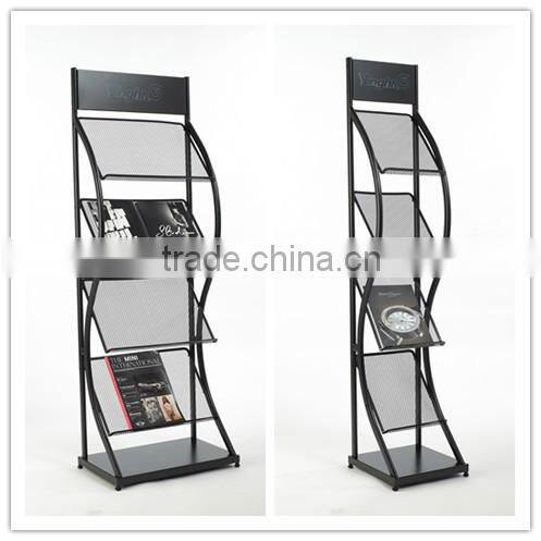 high quality library book wire rack