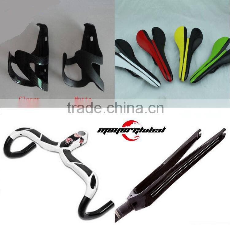 China supply factory price with 3K/UD weave full carbon fiber toray 700c road bike frame and forks