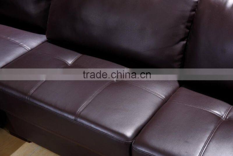 hot sale living room soft and leisure leather sofa