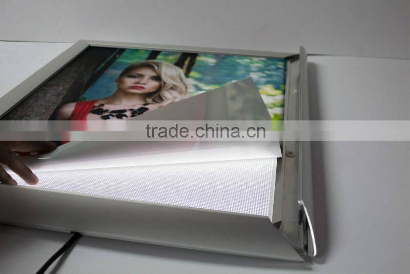 acrylic slim light box customized DC 12V for Adverting, Poster, Restaurant, Etc