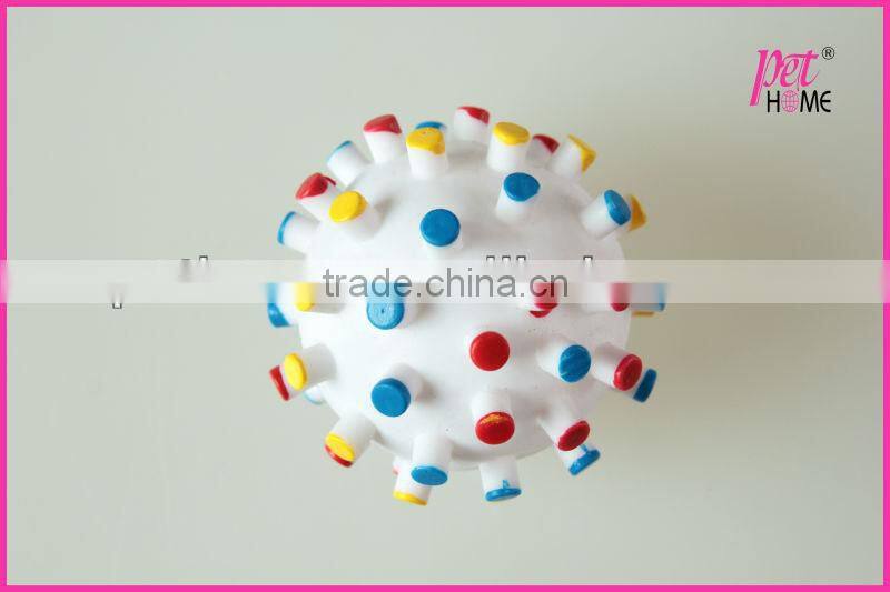 2015 popular squeaky vinyl ball dog toys