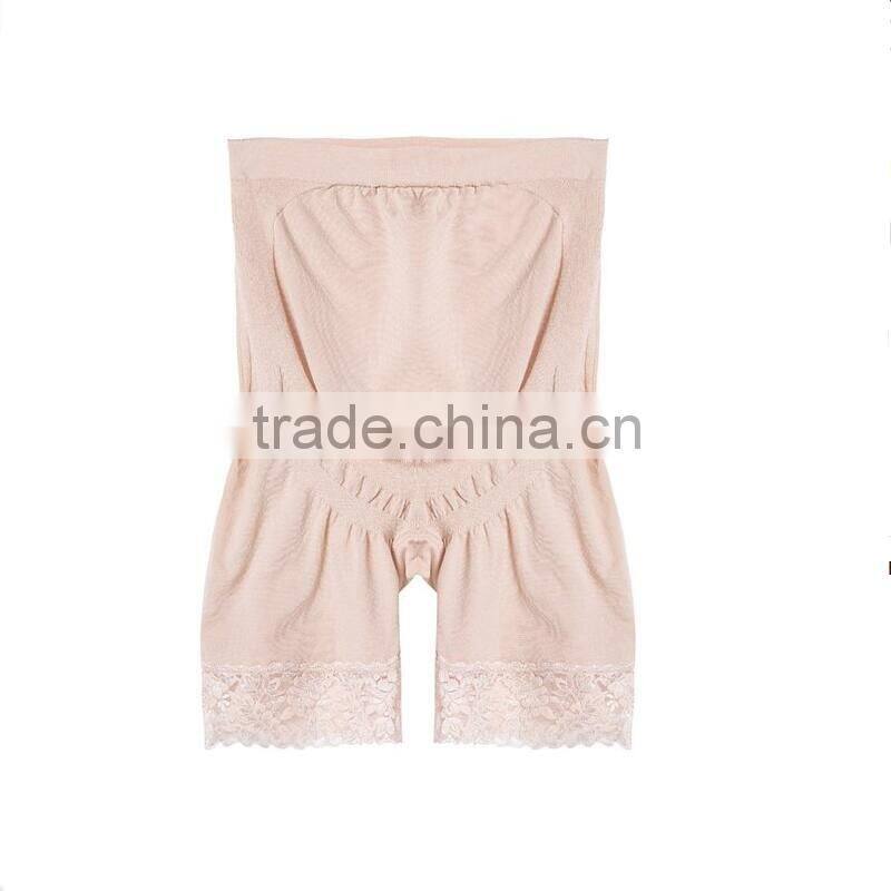 17 year Hosiery Supplier High Quality Women's Lace Seamless High Stretch Maternity Underwear Support Boyshort Panty