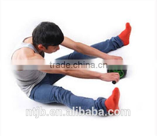 dual wheel exercise foam handle ab roller for wholesale