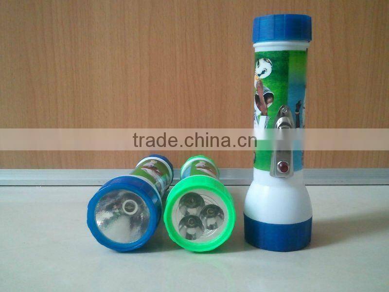 Common plastic torch big head torch