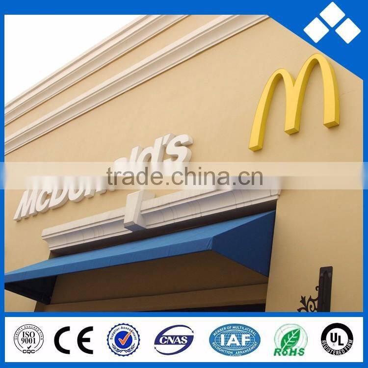 2016 new outdoor sign board material, wall-mount signs on sale