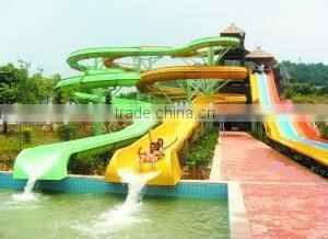 China Amusement Park Fiberglass Water Slide for Sale