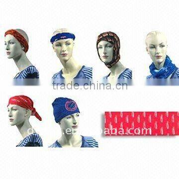 Plain cotton women's pirate bandana scarf cap and hat