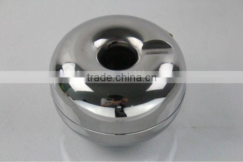 Apple-shaped Magnetic stainless steel cigar ashtray/cigarette ashtray