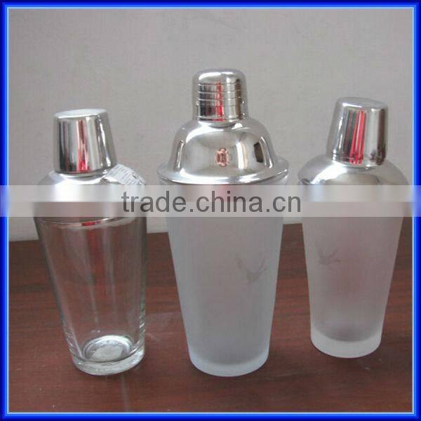High Quality Glass cocktail shaker