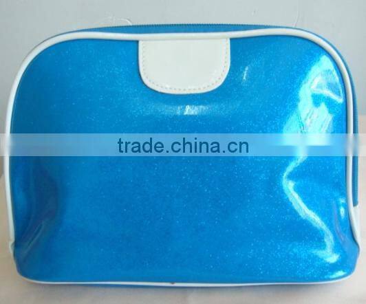 PU bling cosmetic bag made in china