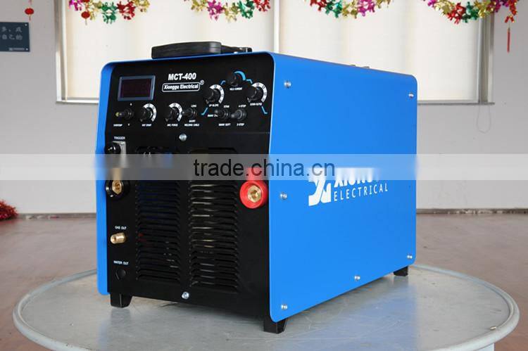 Xionggu 400A MCT-400 IGBT Inverter DC TIG pipe welding machine Argon welder Tig welding