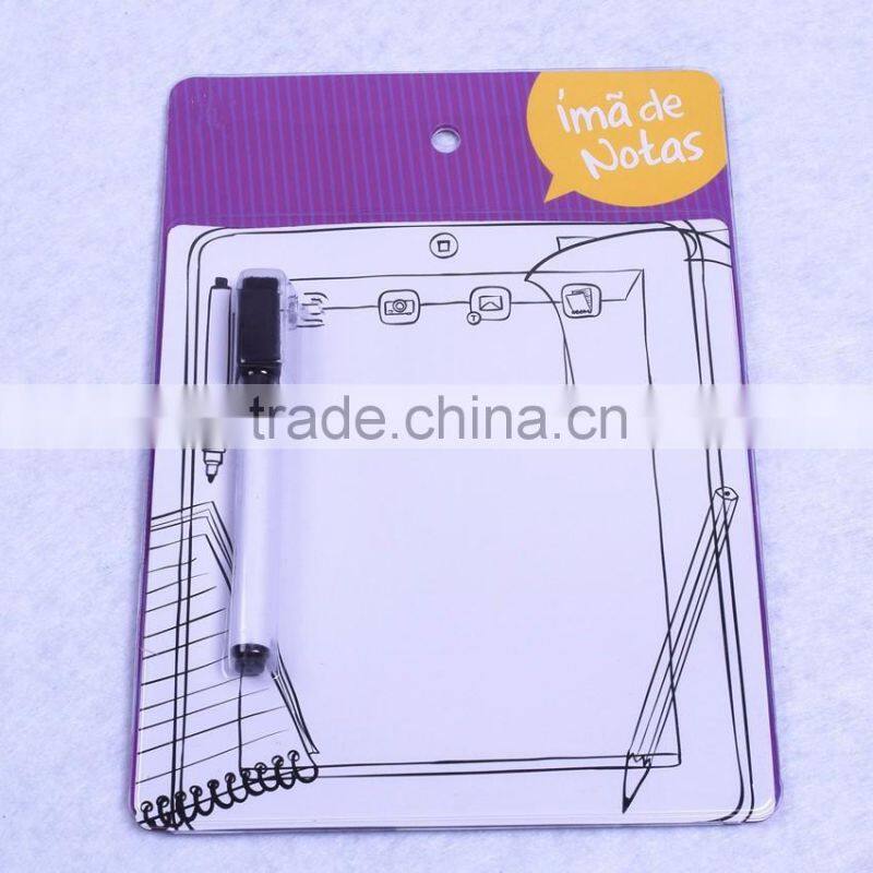 Funny note personalized magnetic writing board for kids