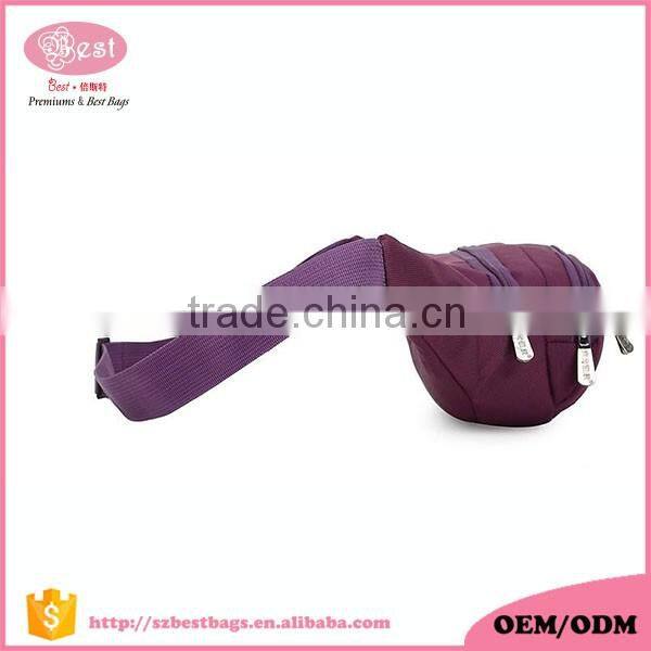 Manufacturer wholesale Nylon Running or Cycling Sport Waist Bag for Woman and Man