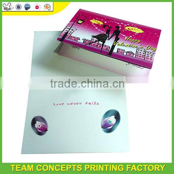 Voice recording greeting card with voice chip