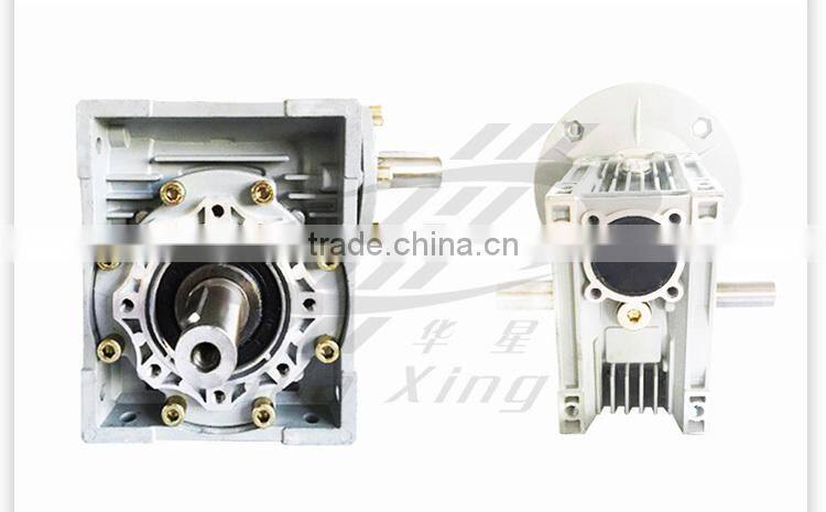 Die Cast Aluminum Alloy cast iron NMRV 025-150 Worm Speed reducer ,Gearbox Matched With Motor with output flange for Industry