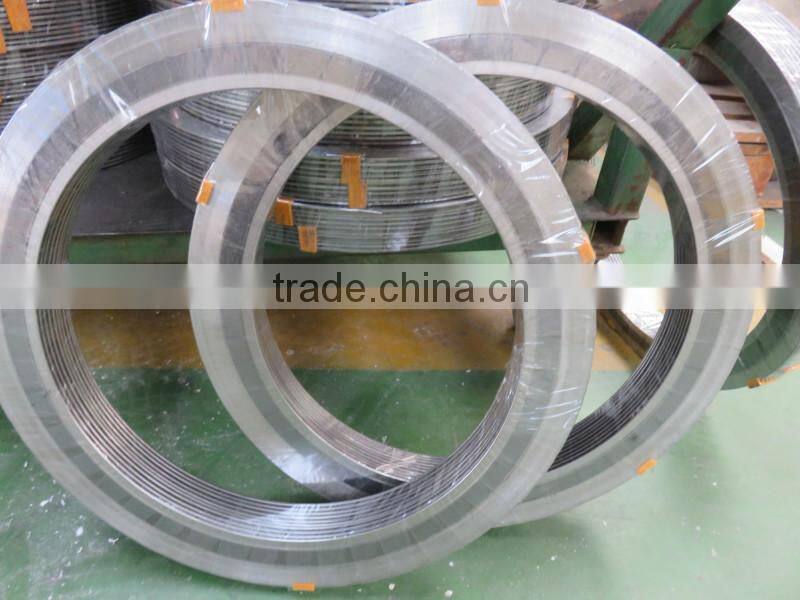 Spiral Wound Metal Gasket, 1-1/4In, 304SS