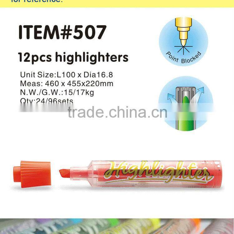 fluorescent highlighter marker item 507