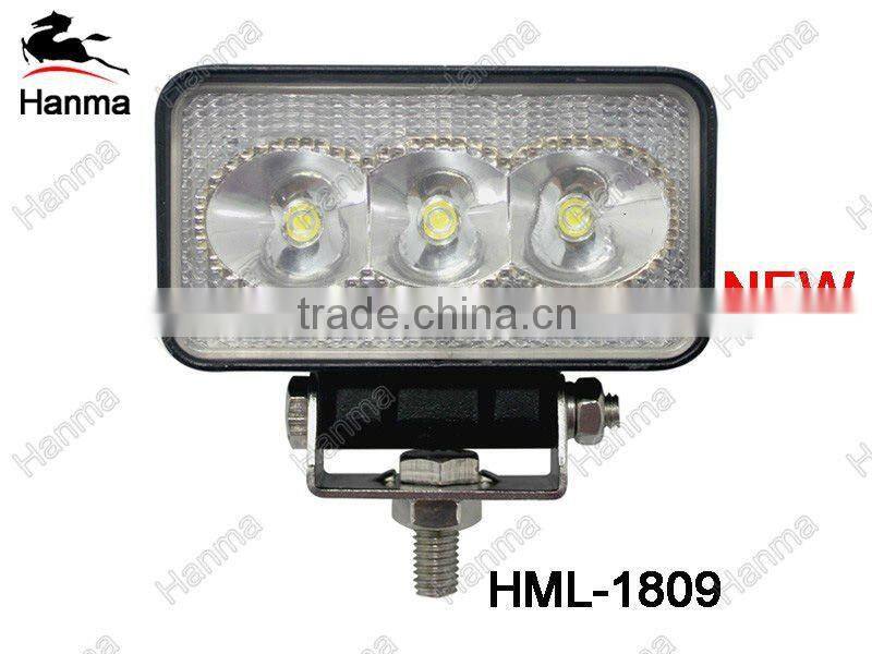 9W LED work light HML-1809,12/2V car accessories/ truck/tractor/boat/train,4X4 driving, SUV,ATV,JEEP,motorcycle,IP67,CE,EMC