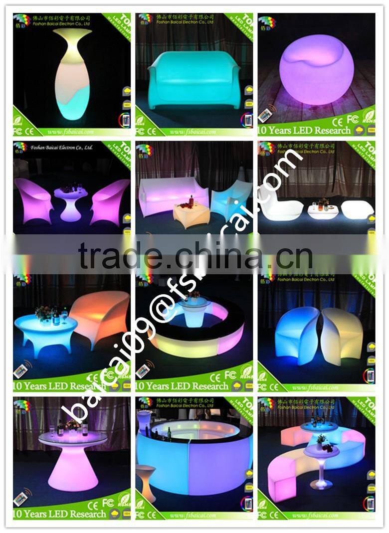 LED Tall Plastic Vases large Light
