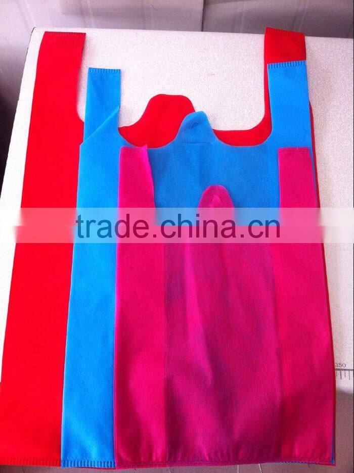 Eco friendly non woven bag for shopping vest bag