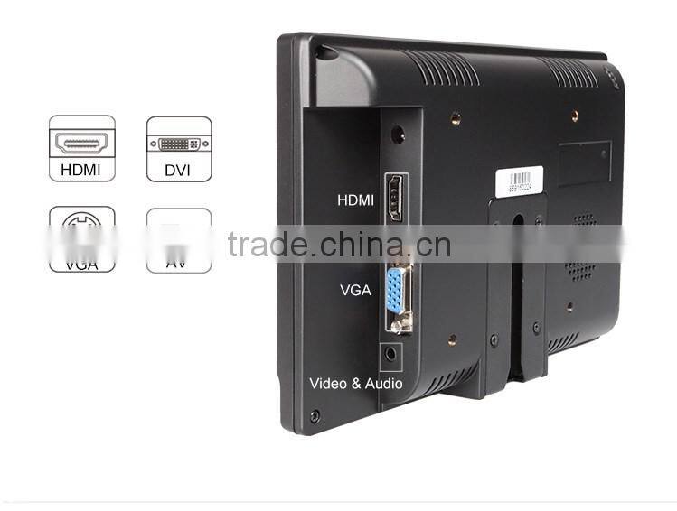 7 inch portable vga monitor with resistive touch panel slim and light hdmi input