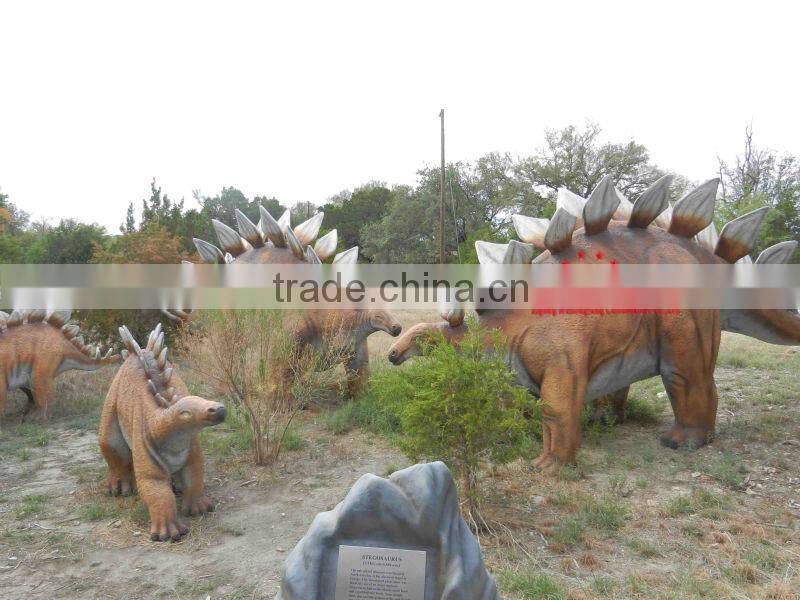 Fiberglass stegosaurus Model For Theme Park