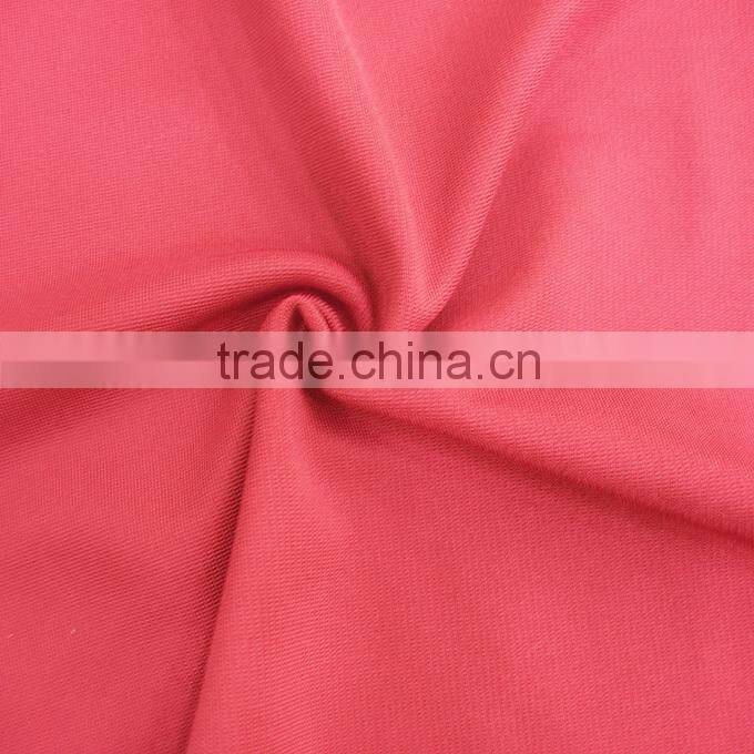 punto roma jersey fabric/polyester spandex stretch knitted fabric/warp knitted fabric