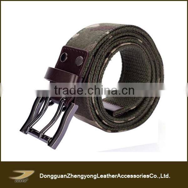 Factory wholesale custom high-grade camo canvas military style belts
