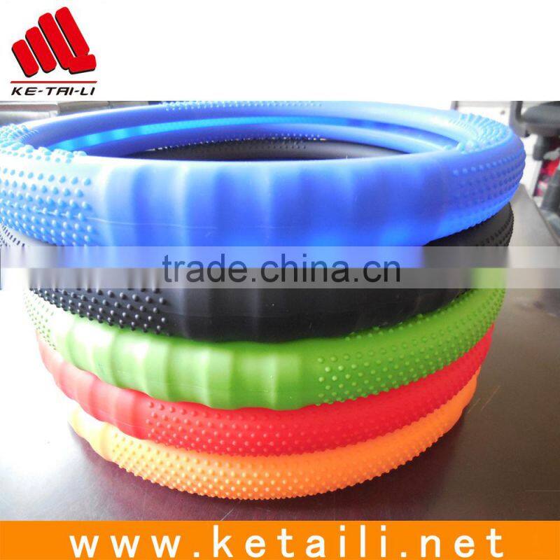 Welcome design your steering wheel cover high quality waterproof silicone cover