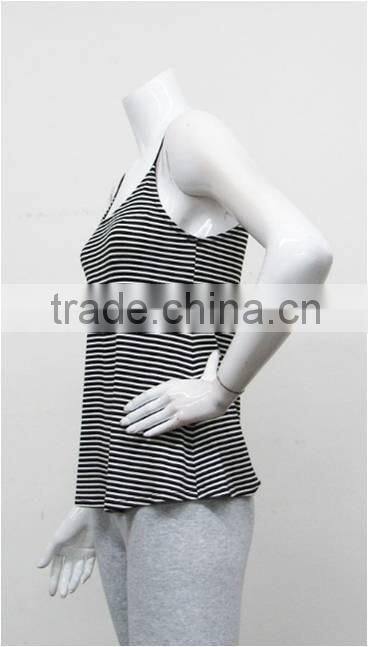 2016 latest new design women spaghetti strap tank top vest latest model tops