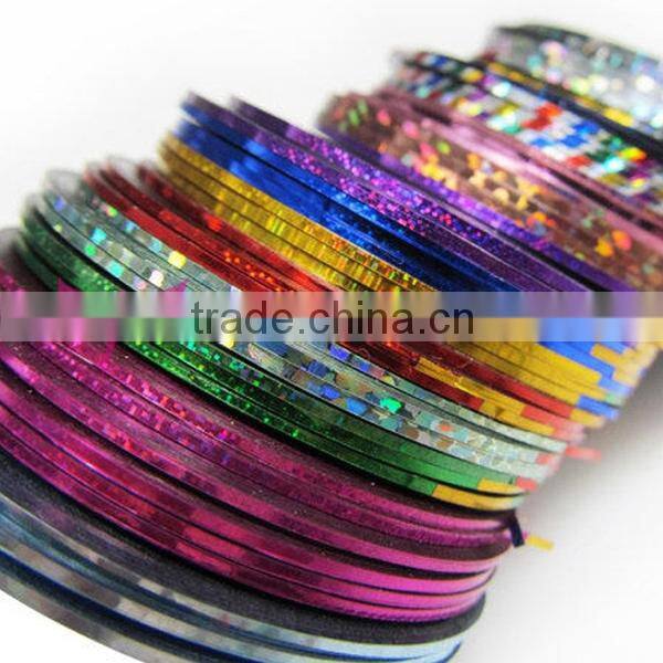 New Nail Art self-adhesive nail art stripping tape,nail stripping tape roll