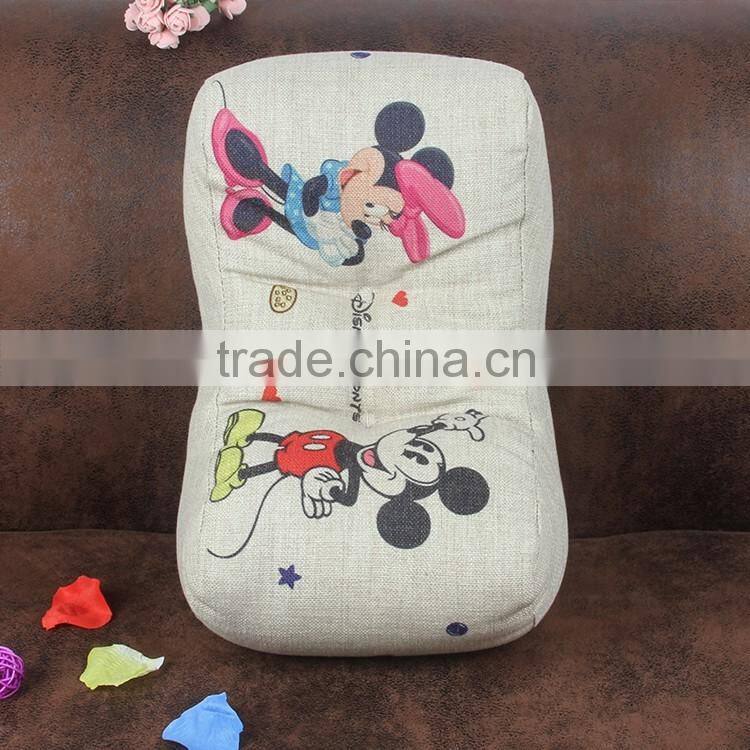2015 new cartoon couples Mickey Mouse waist cushion cover thicken Office pillow