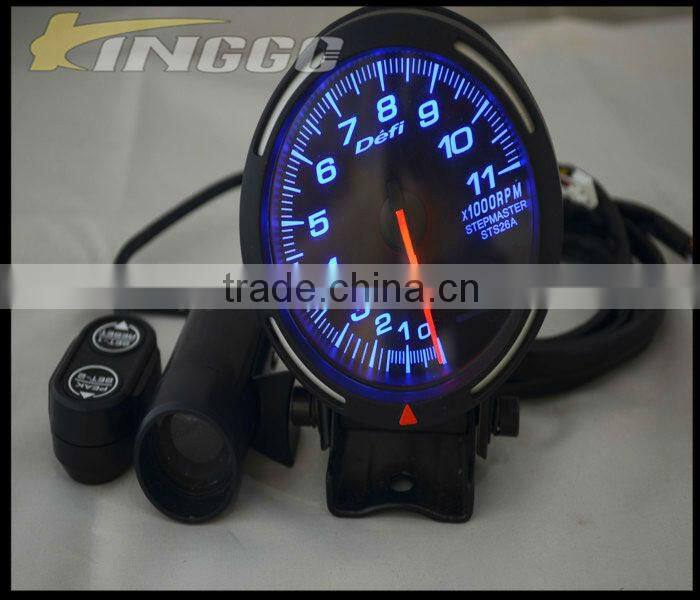 80MM DF Advanced BF Tachometer Auto Gauge 11000 RPM Tachometer Gauge With Blue Red White Light