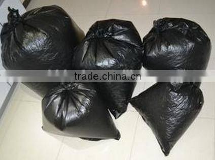 Rolling plastic black bag for trash,ldpe rolling garbage bag