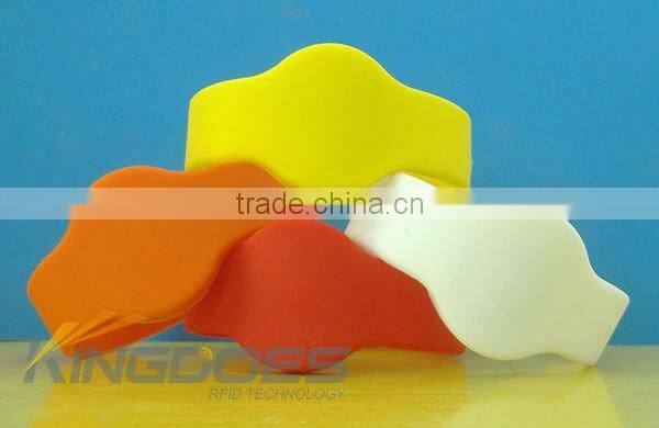 Full Color RFID Silicone Wristbands 125KHz