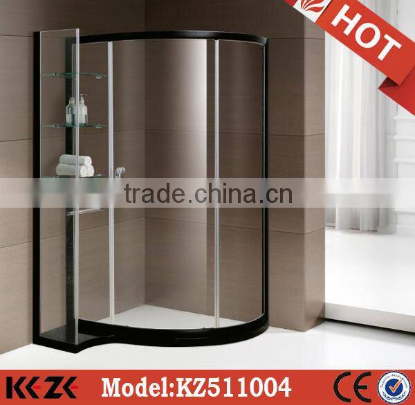 folding door bath corner round shower room enclosures