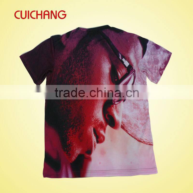 Custom printing t-shirt,whole sale printing all over