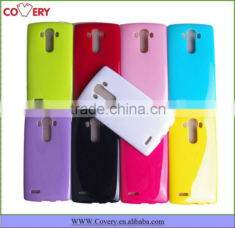 New arrival Candy color glossy tpu case for LG G4