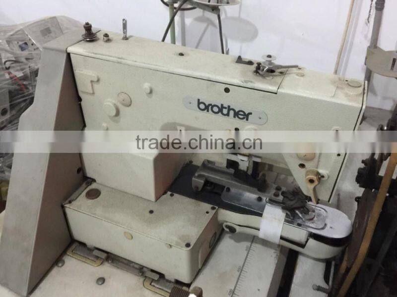 Used brother brand 438E button attaching sewing machine